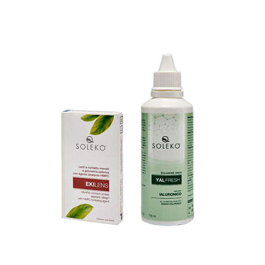 Набор: линзы EKILENS и раствор YALFRESH 100ml