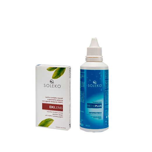 Набор: линзы EKILENS и раствор MethaPlus 100ml