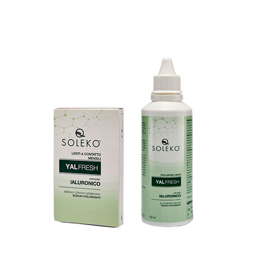 Набор: линзы YALFRESH и раствор YALFRESH 100ml